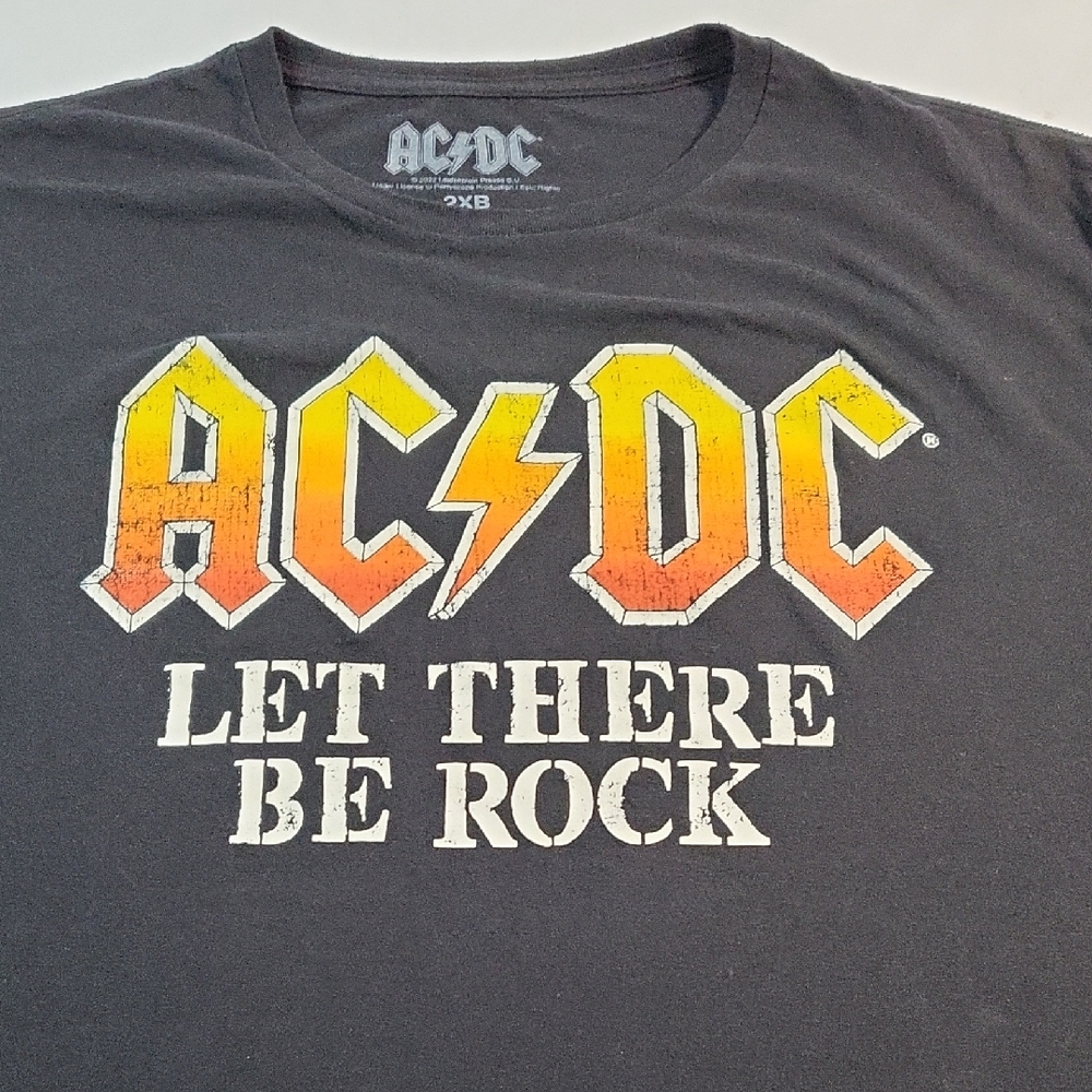AC/DC Black Graphic Tee